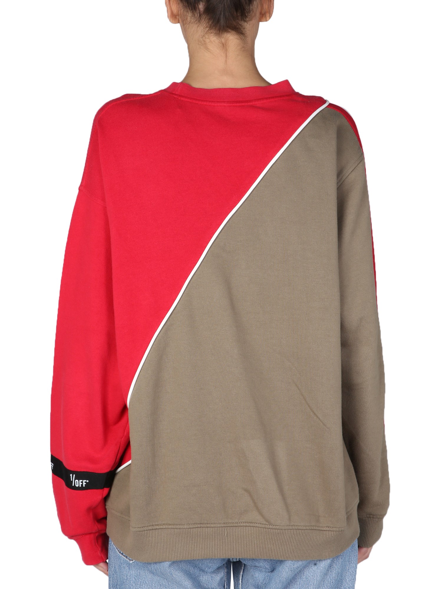 1/OFF    HYBRID COTTON SWEATSHIRT