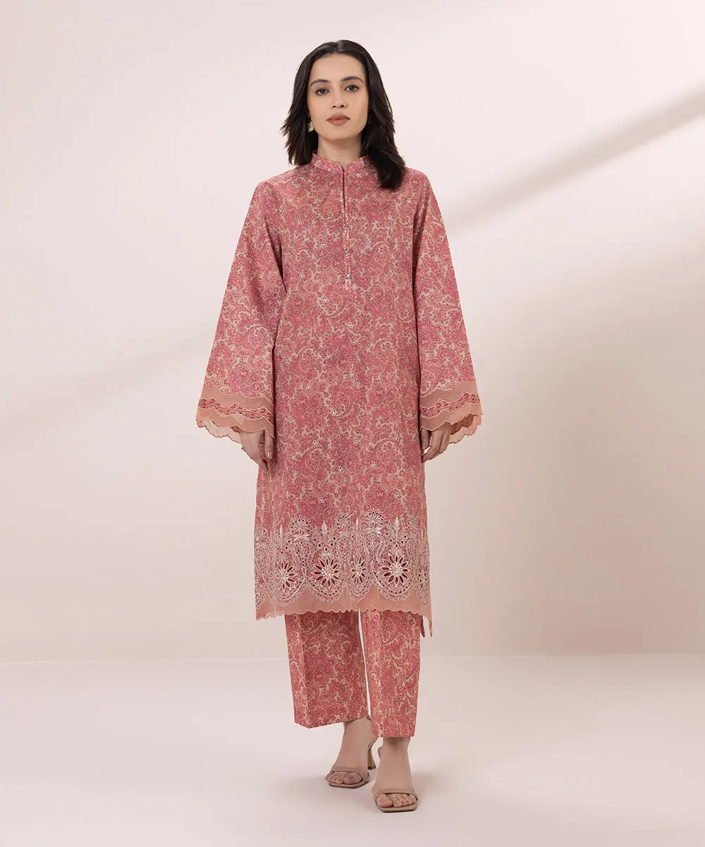 2 Piece - Embroidered Lawn Suit