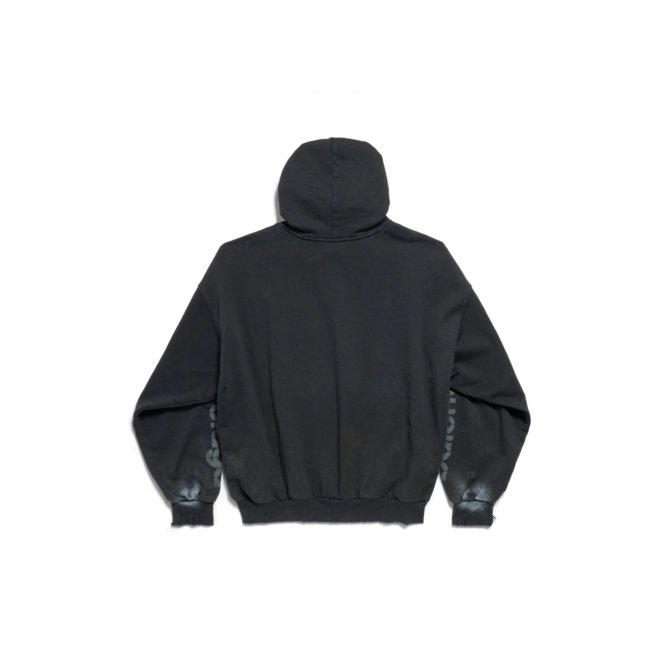 3B STENCIL HOODIE MEDIUM FIT IN BLACK