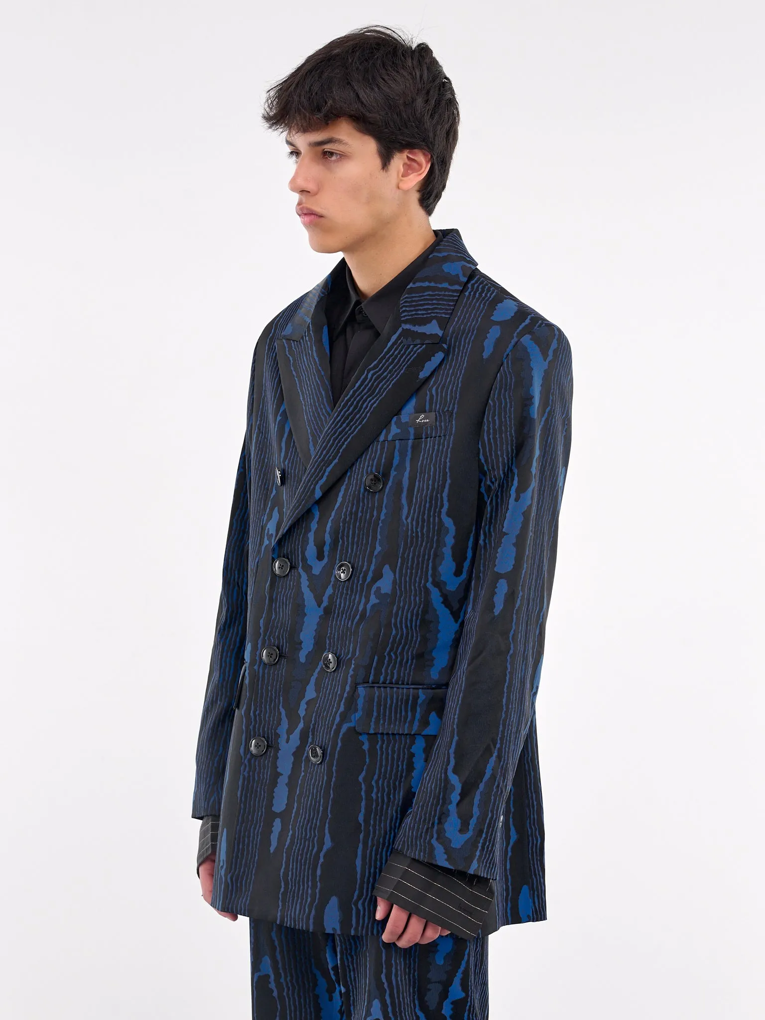 Abstract Blazer (328WT01506-BLUE-BLACK)