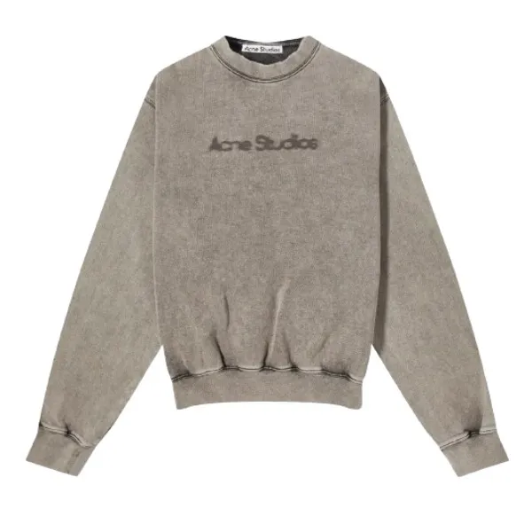 Acne Studios  |Long Sleeves Cotton Logo Hoodies & Sweatshirts