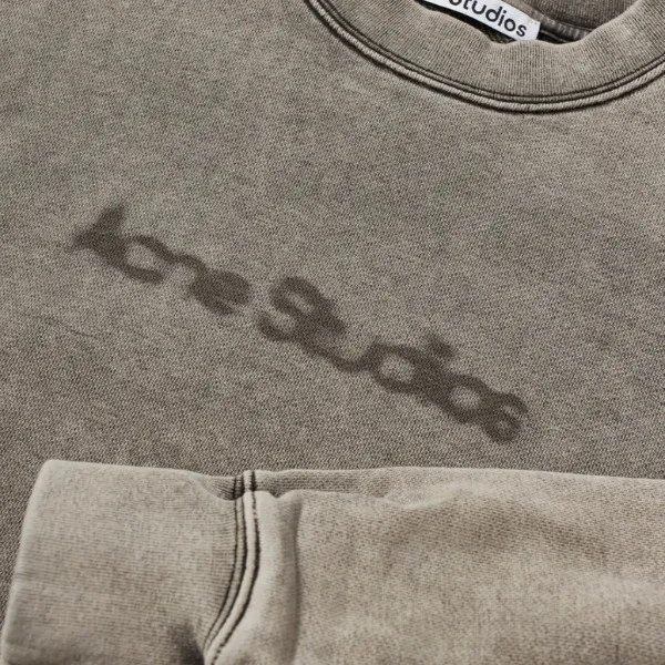 Acne Studios  |Long Sleeves Cotton Logo Hoodies & Sweatshirts