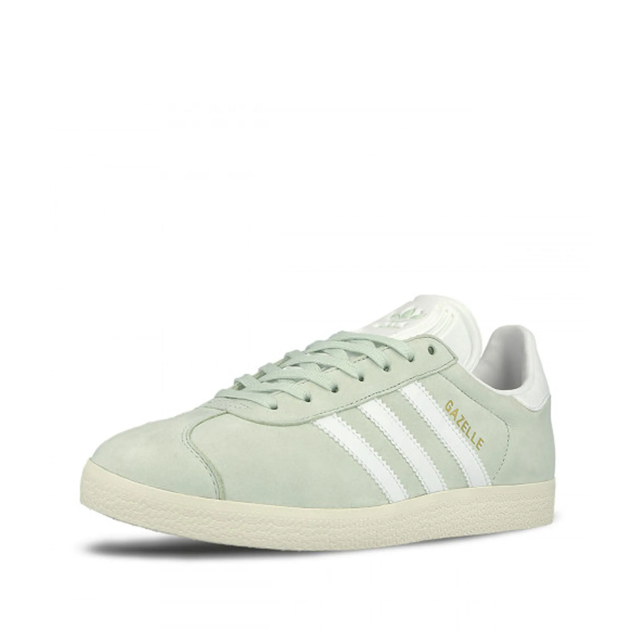 Adidas Gazelle Lace-Up Green Suede Leather Womens Trainers BY9034