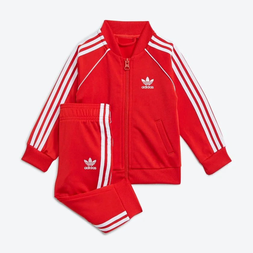 Adidas kids Tracksuit Red/White