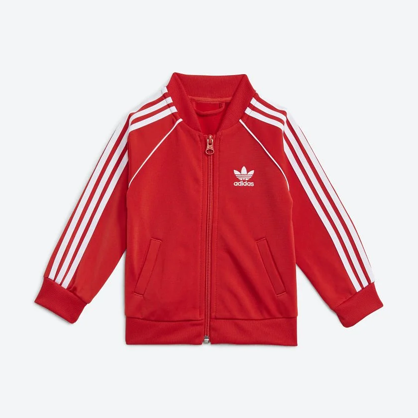 Adidas kids Tracksuit Red/White