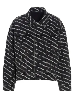 Alexander Wang All Over Logo Print Jacket