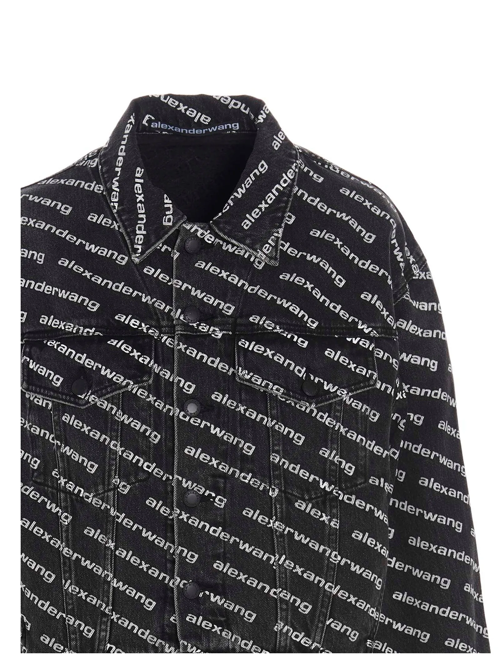 Alexander Wang All Over Logo Print Jacket