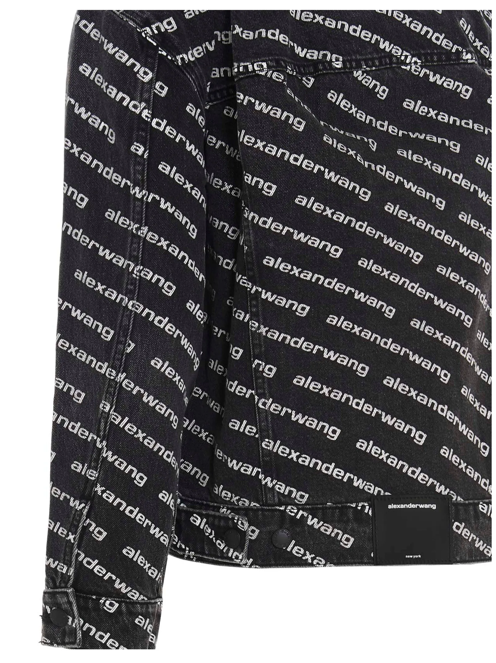 Alexander Wang All Over Logo Print Jacket