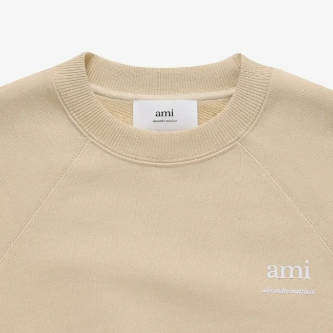 AMI PARIS  |Unisex Long Sleeves Cotton Hoodies & Sweatshirts