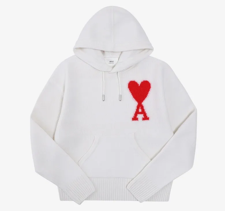 AMI PARIS  |Unisex Street Style Logo Hoodies & Sweatshirts