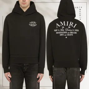 AMIRI  |Monogram Street Style Plain Cotton Hoodies