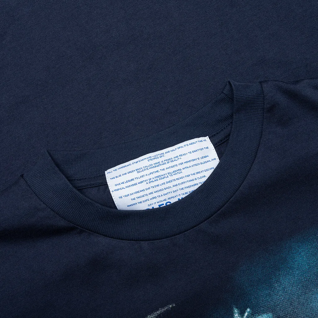 Anxiety Airbrush S/S Tee - Navy