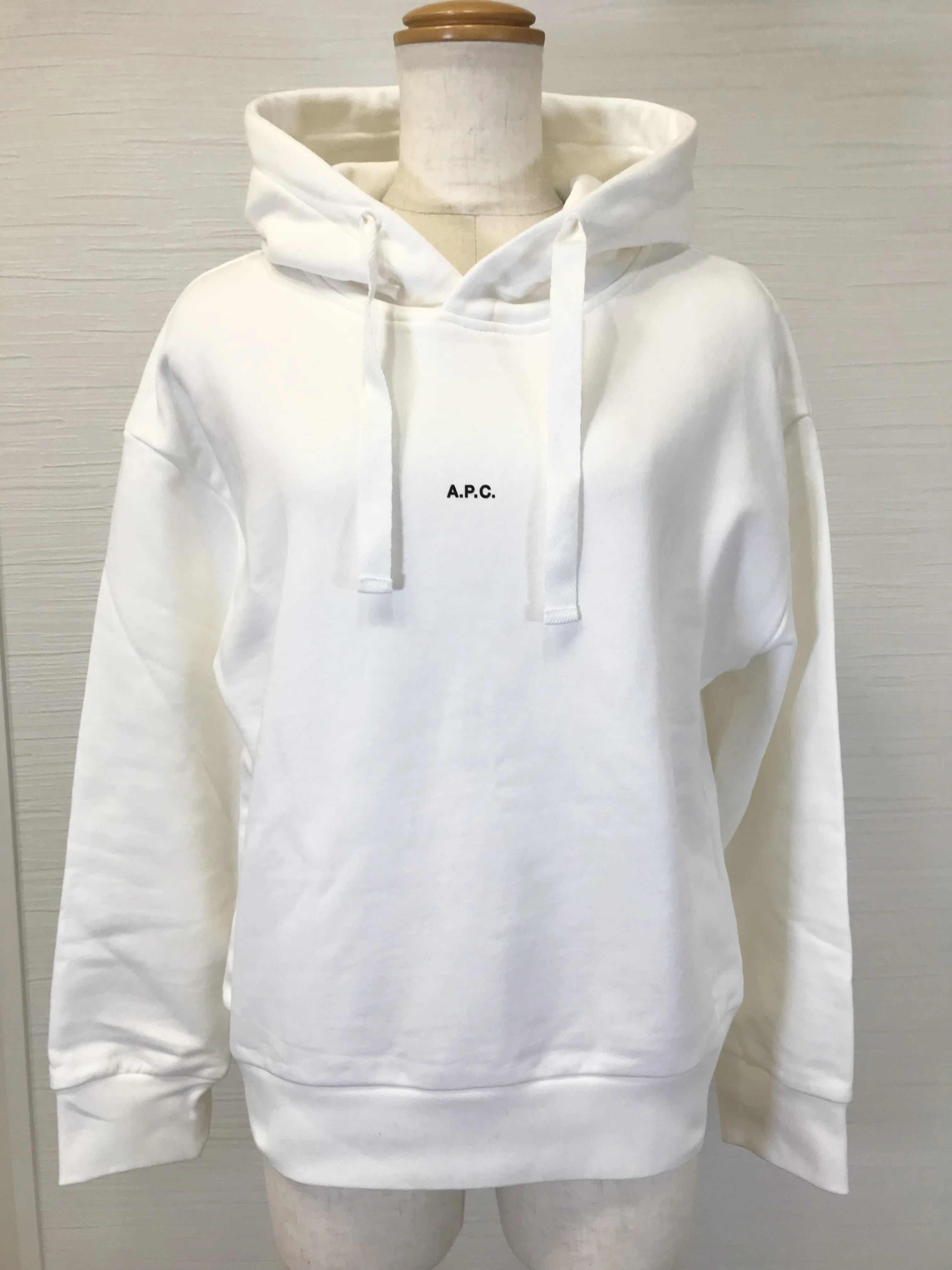 A.P.C.  |Long Sleeves Plain Cotton Logo Hoodies & Sweatshirts