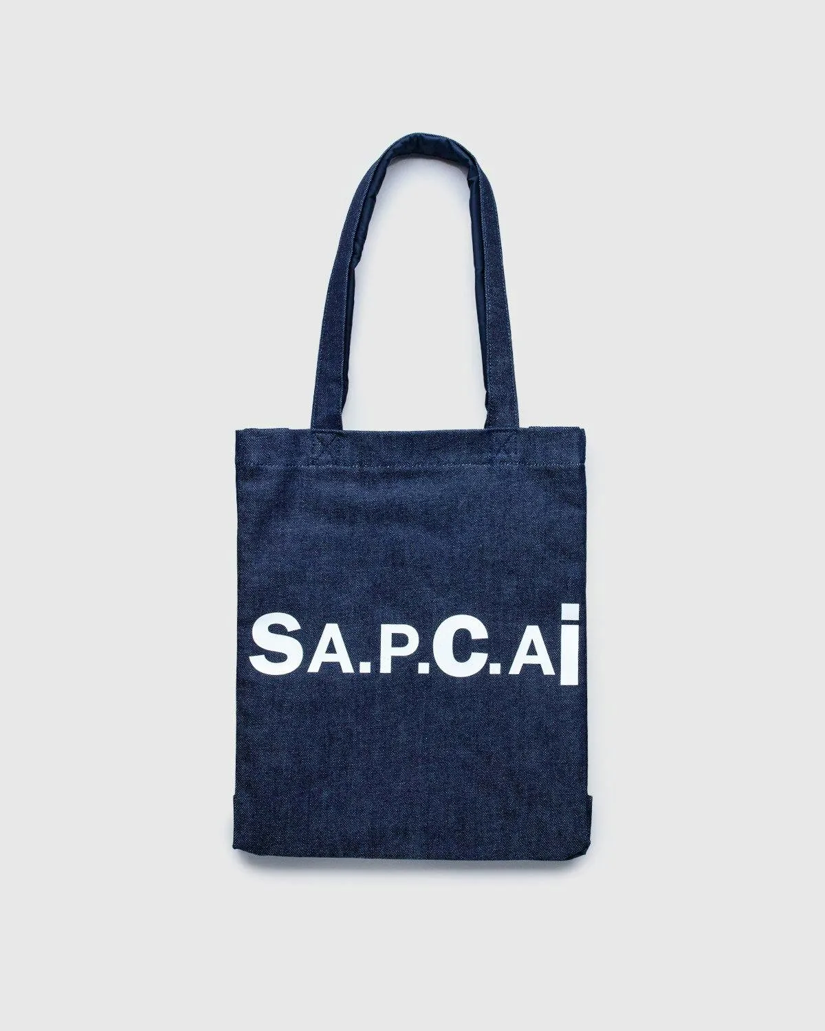 A.P.C. x Sacai – Tote Bag Holly Dark Navy | Highsnobiety Shop