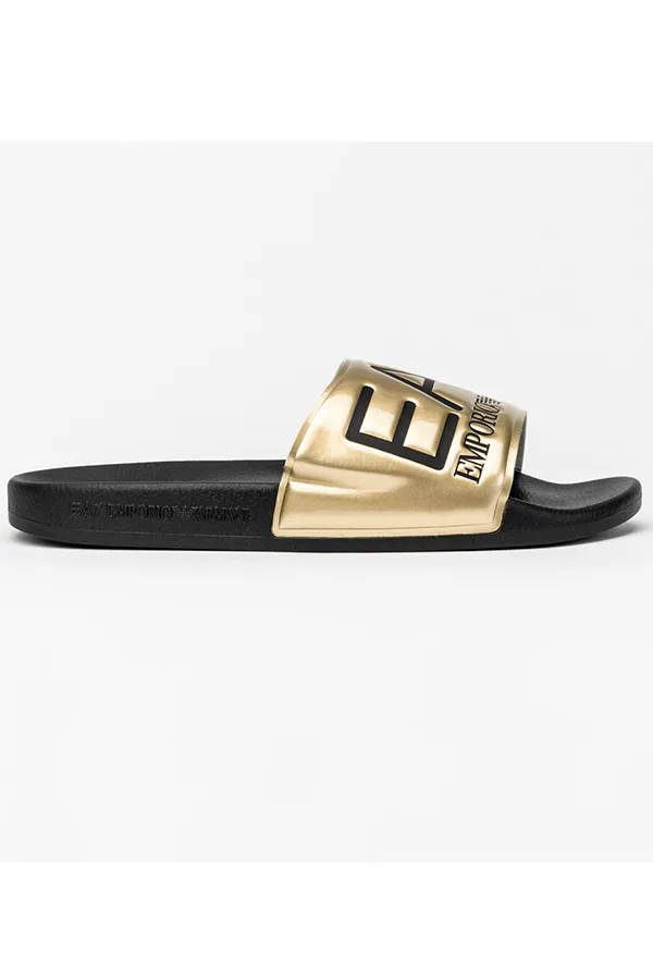 Armani EA7 Slides Black/Gold