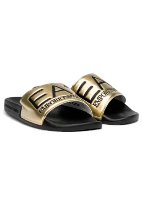 Armani EA7 Slides Black/Gold