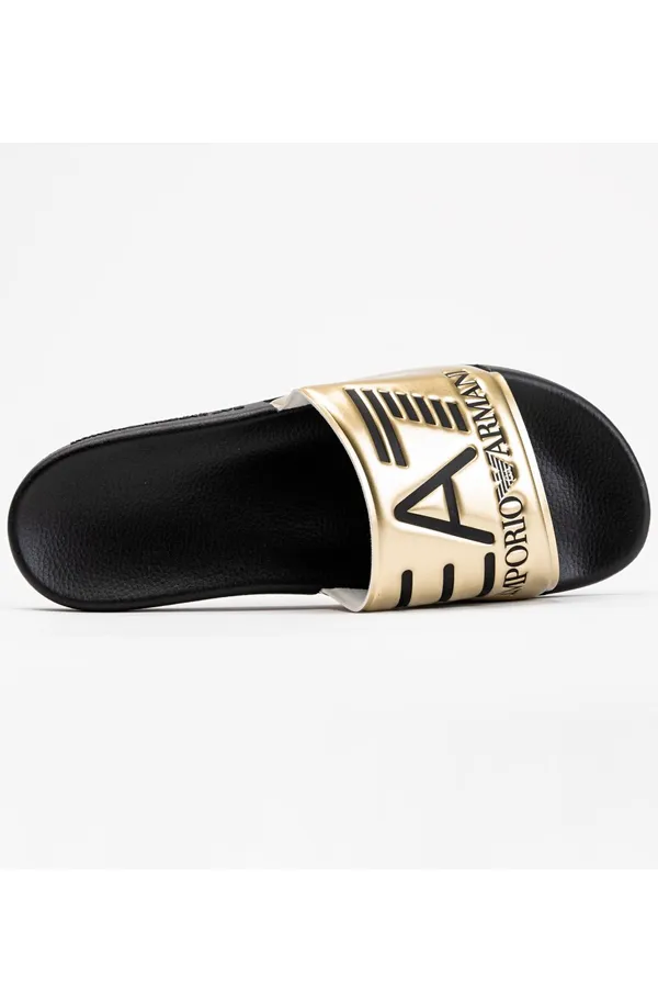 Armani EA7 Slides Black/Gold