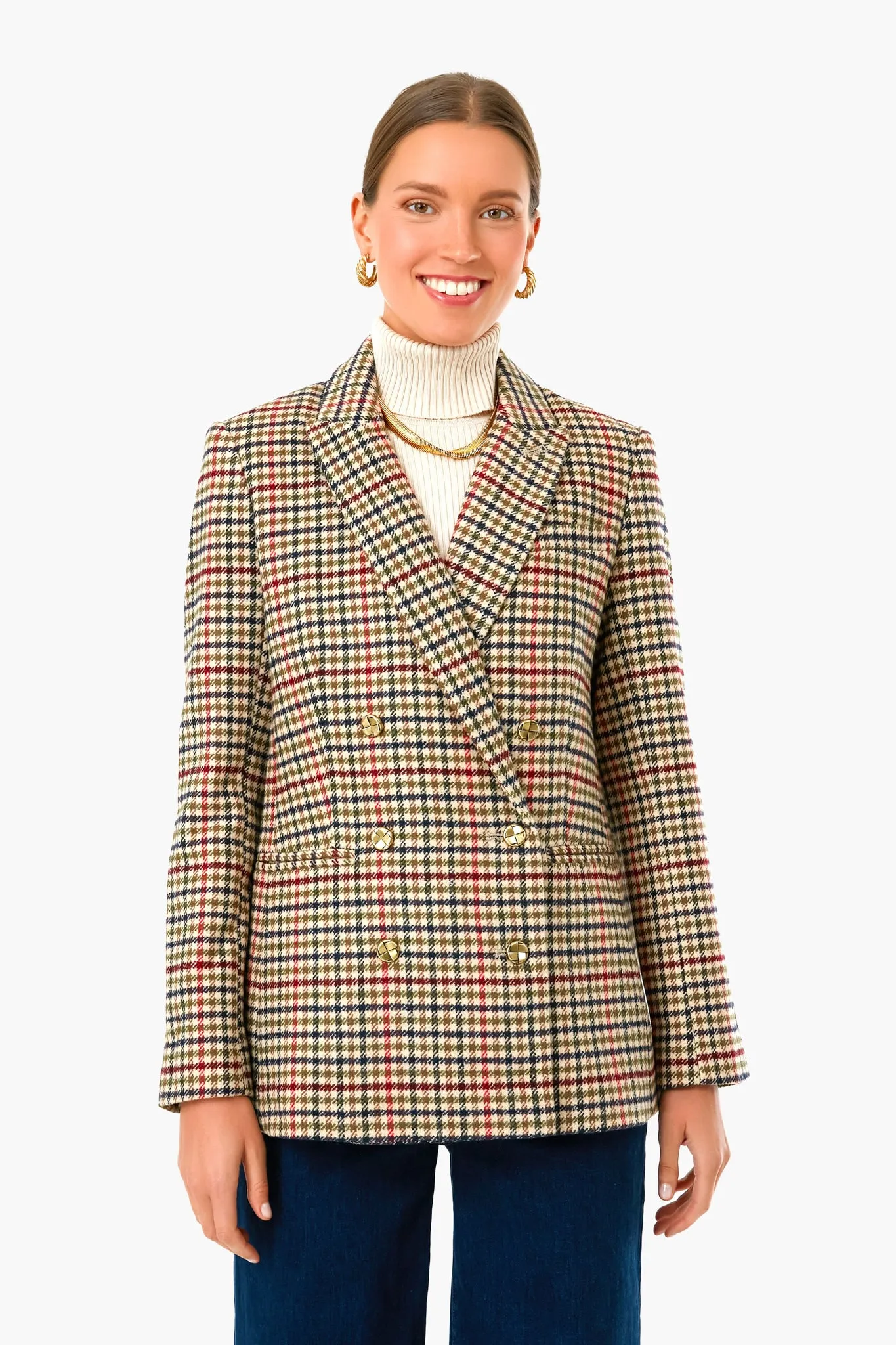 Autumn Check Diana Blazer