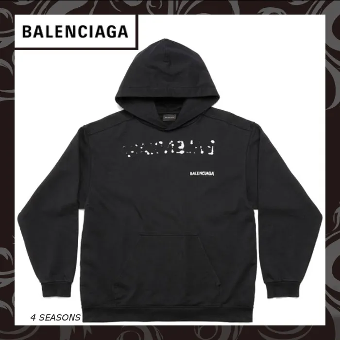 BALENCIAGA  |Long Sleeves Cotton Logo Luxury FX Advantage / Exclusive