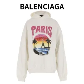 BALENCIAGA  |Long Sleeves Hoodies & Sweatshirts