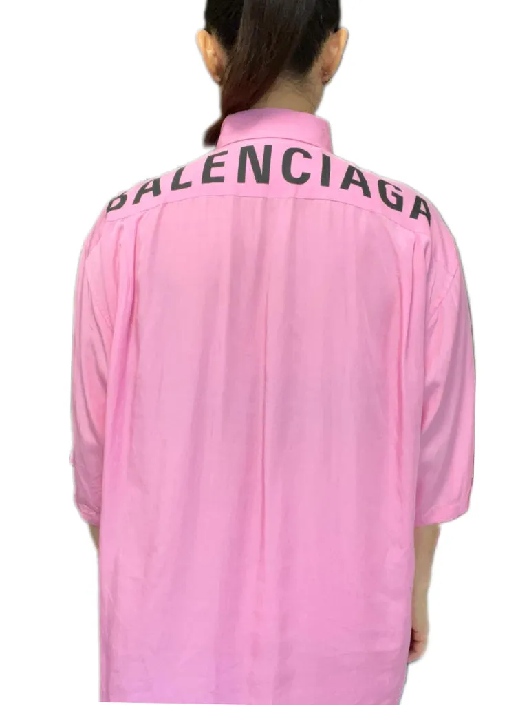 Balenciaga pink shirt - sz 38