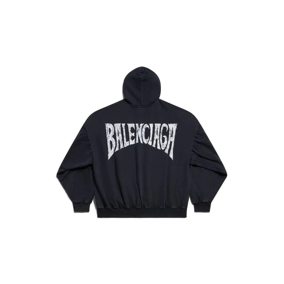 BALENCIAGA  |Unisex Long Sleeves Plain Cotton Oversized Logo