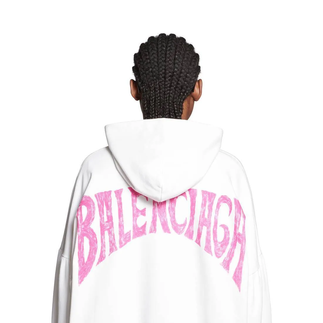 BALENCIAGA  |Unisex Long Sleeves Plain Cotton Oversized Logo