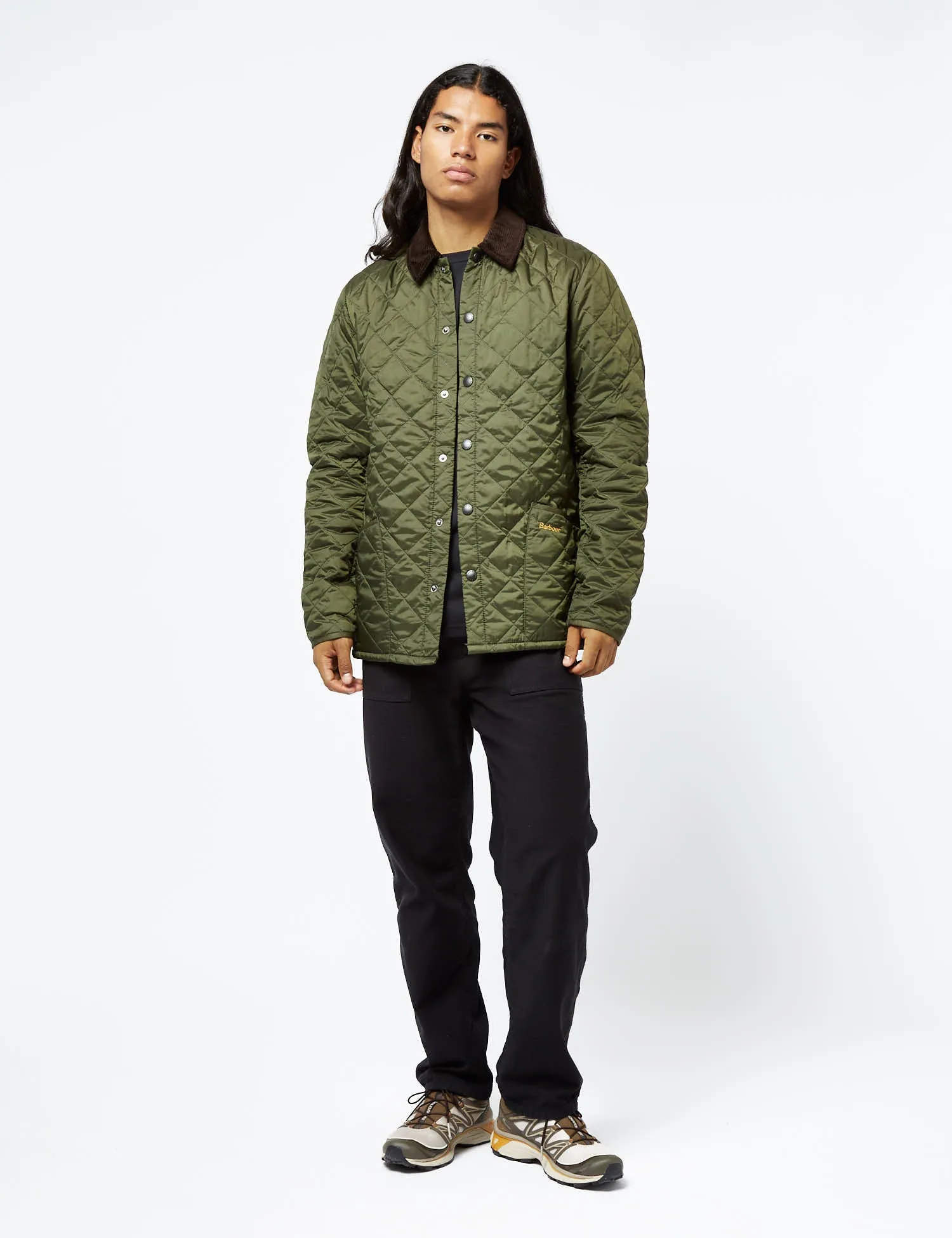 Barbour Heritage Liddesdale Quilted Jacket - Olive Green