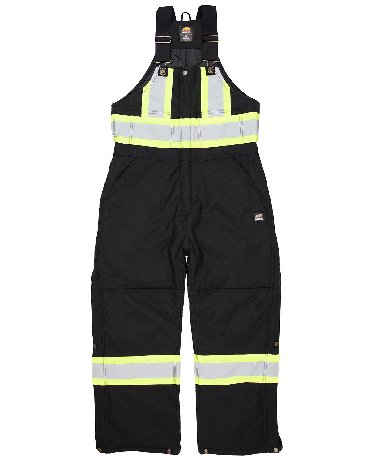 Berne Safety Striped Arctic Insulated Bib Overalls