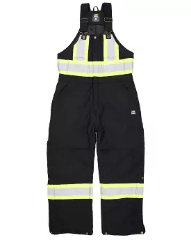 Berne Safety Striped Arctic Insulated Bib Overalls