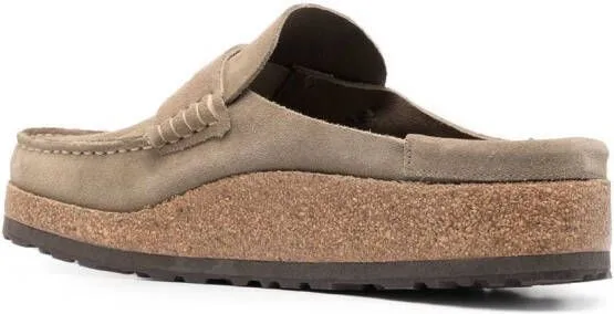 Birkenstock suede slip-on loafers Neutrals