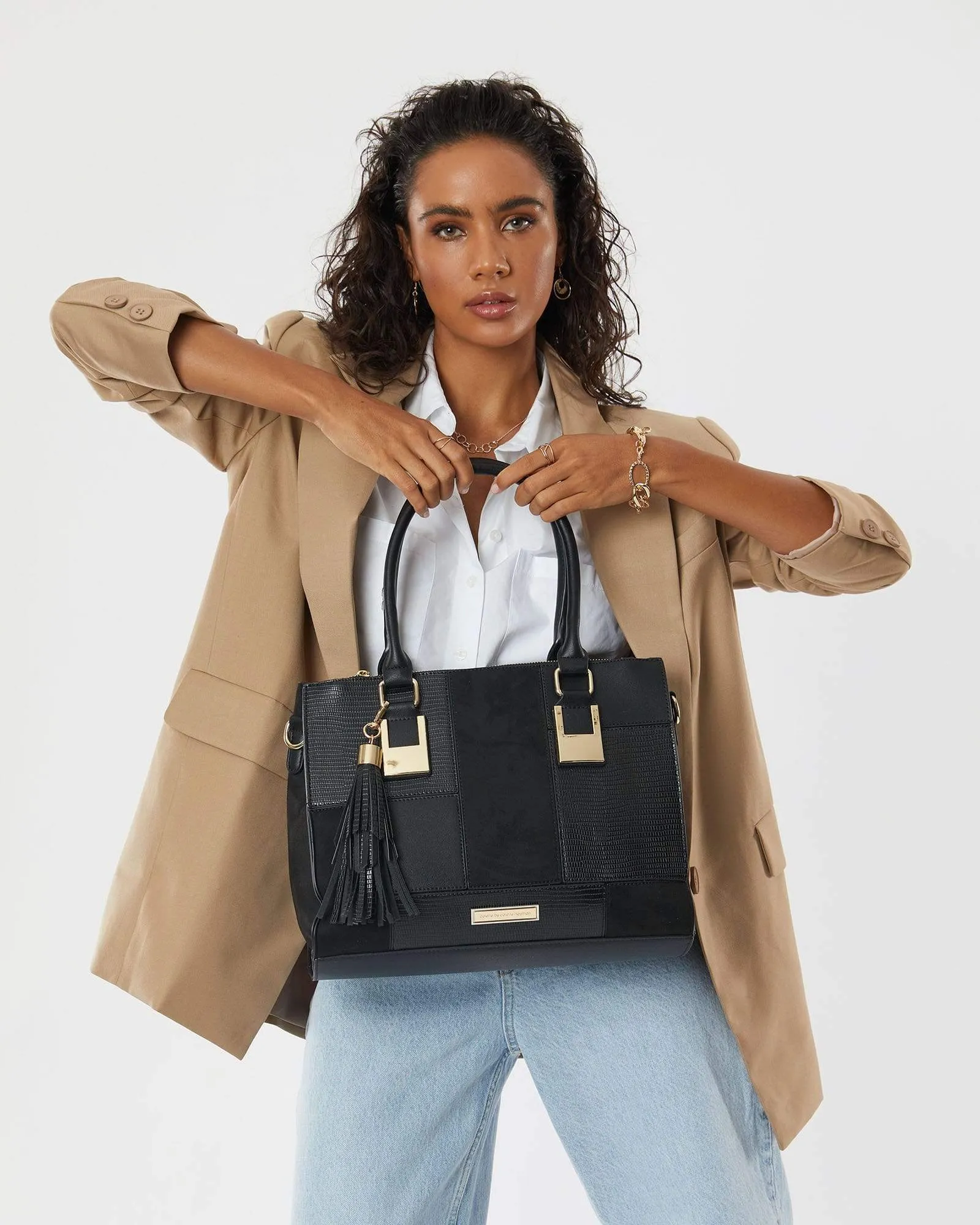 Black Elodie Tote Bag