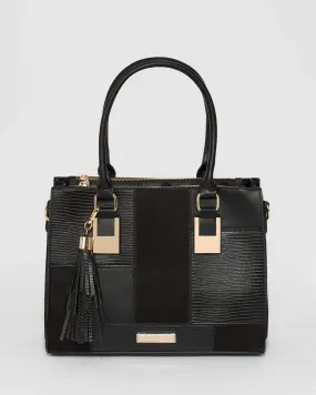 Black Elodie Tote Bag