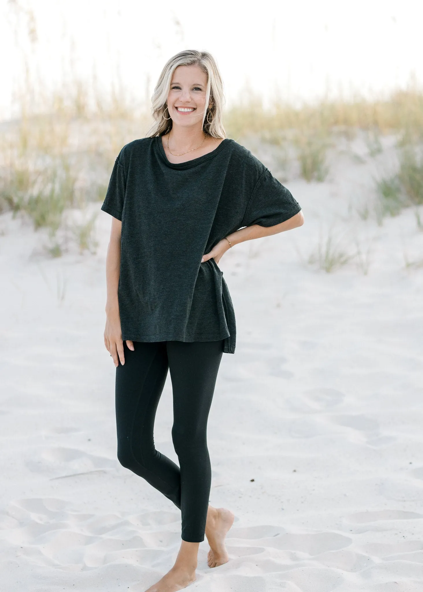 Black Workout Top