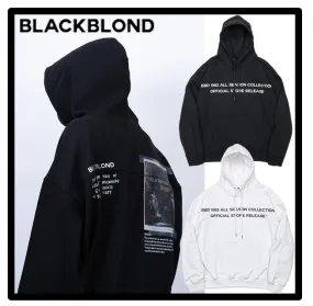 BLACKBLOND  |Unisex Street Style Logo Hoodies