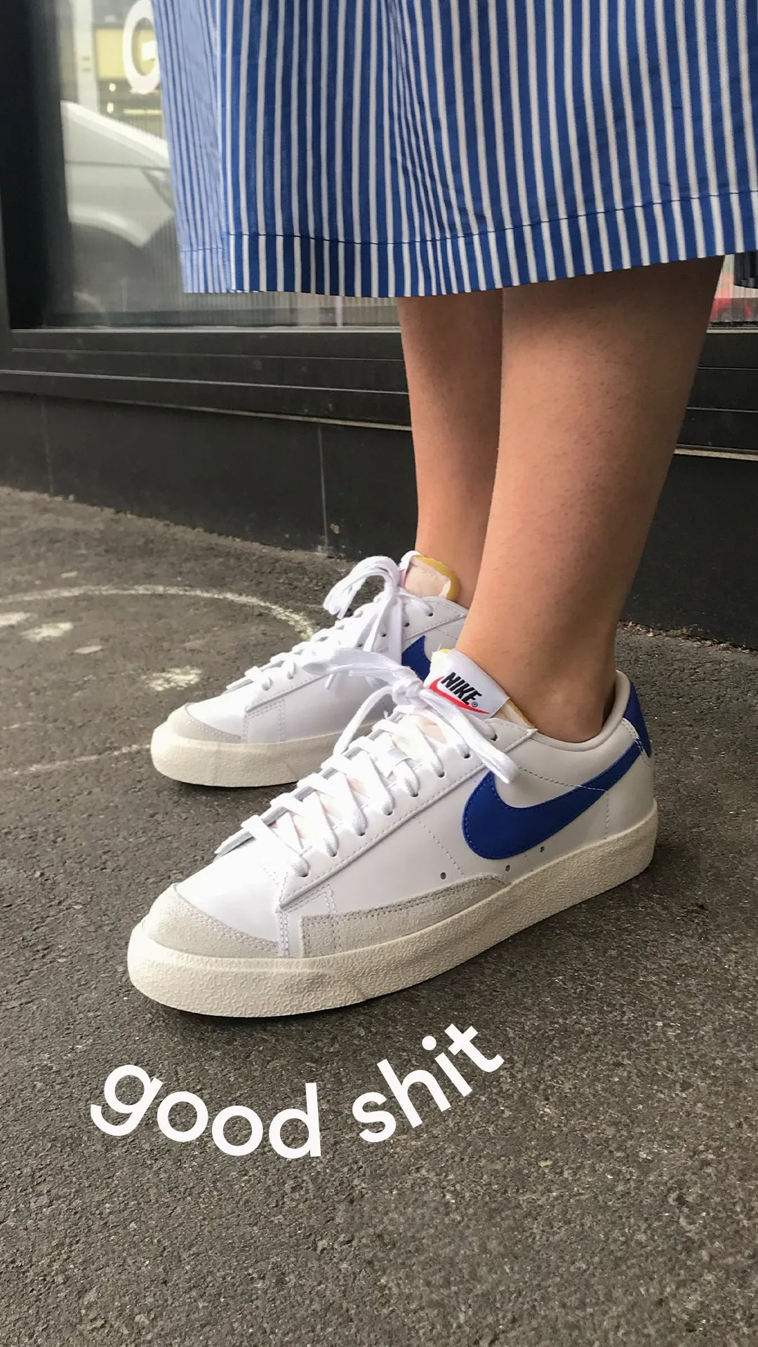 Blazer Low '77 Vintage - white/hyper royal/white/white