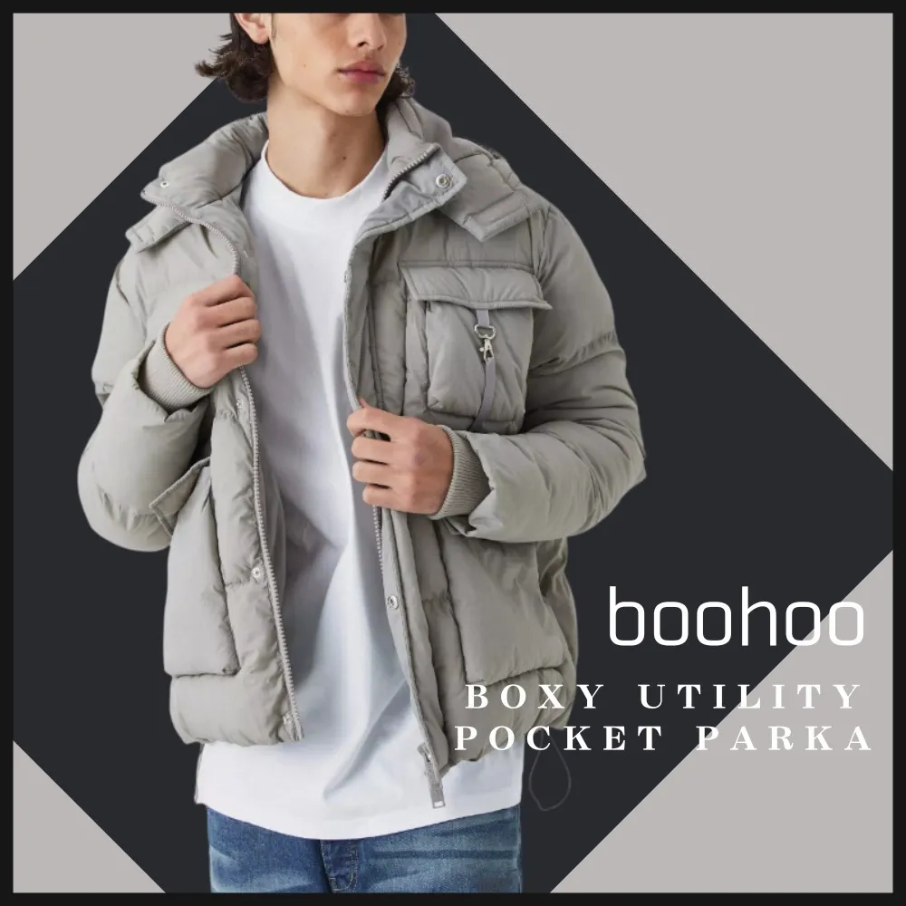 boohoo  |Unisex Street Style Plain Hoodies