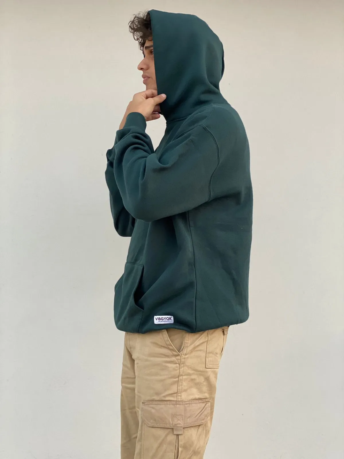 Bottle Green Oversized Hoodie