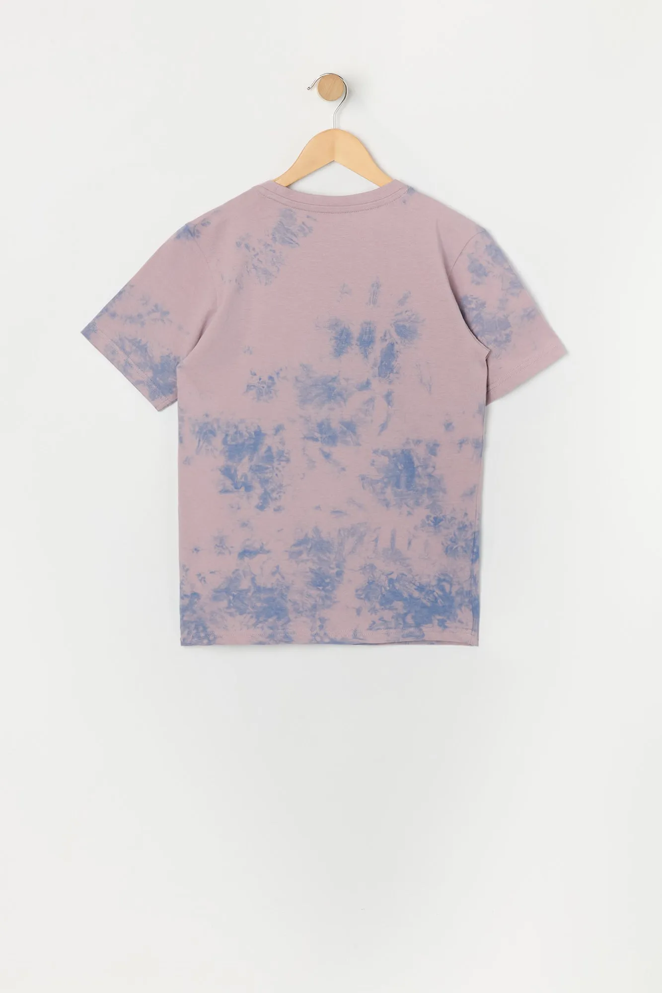 Boys Dripping Smiley Tie Dye Graphic T-Shirt