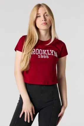 Brooklyn Embroidered Baby T-Shirt