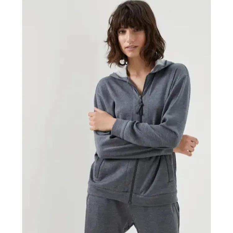 BRUNELLO CUCINELLI  |Silk Sweat Long Sleeves Plain Cotton Loungewear