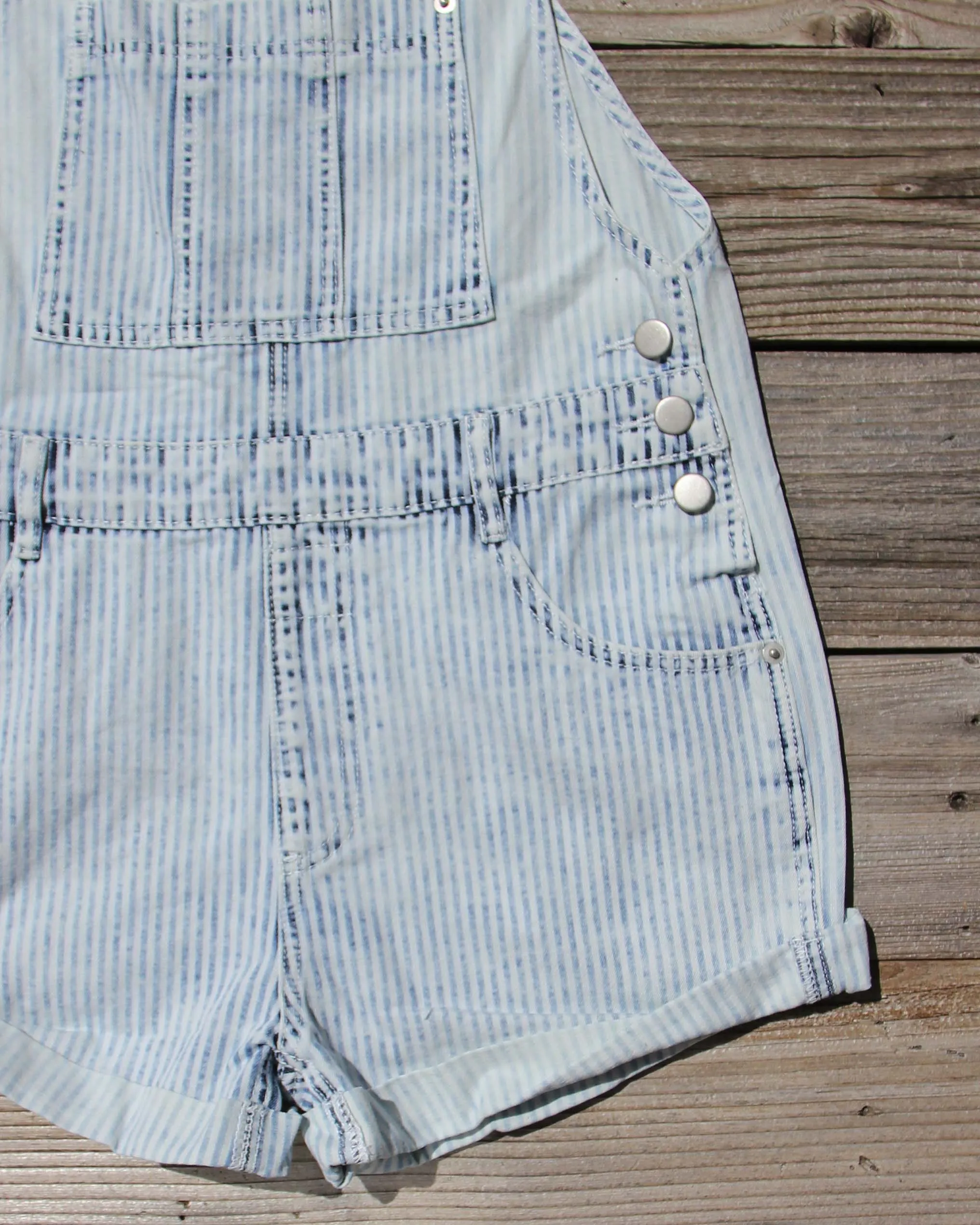 Camper Stripe Overalls