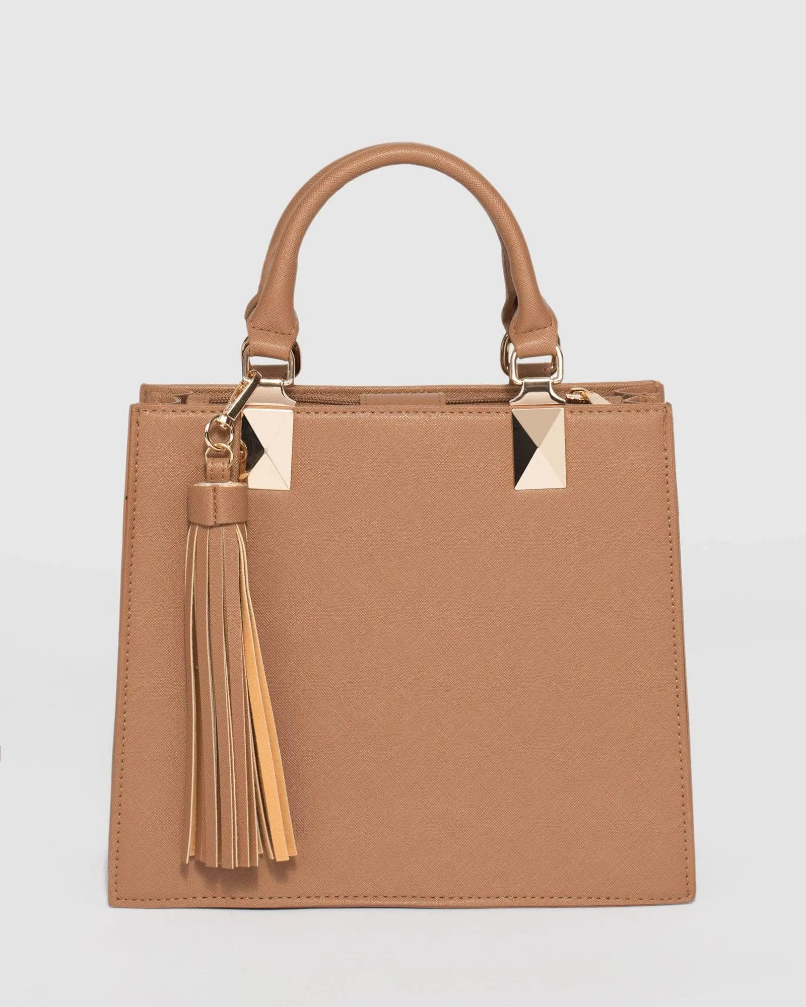 Caramel Rylee Medium Tote Bag