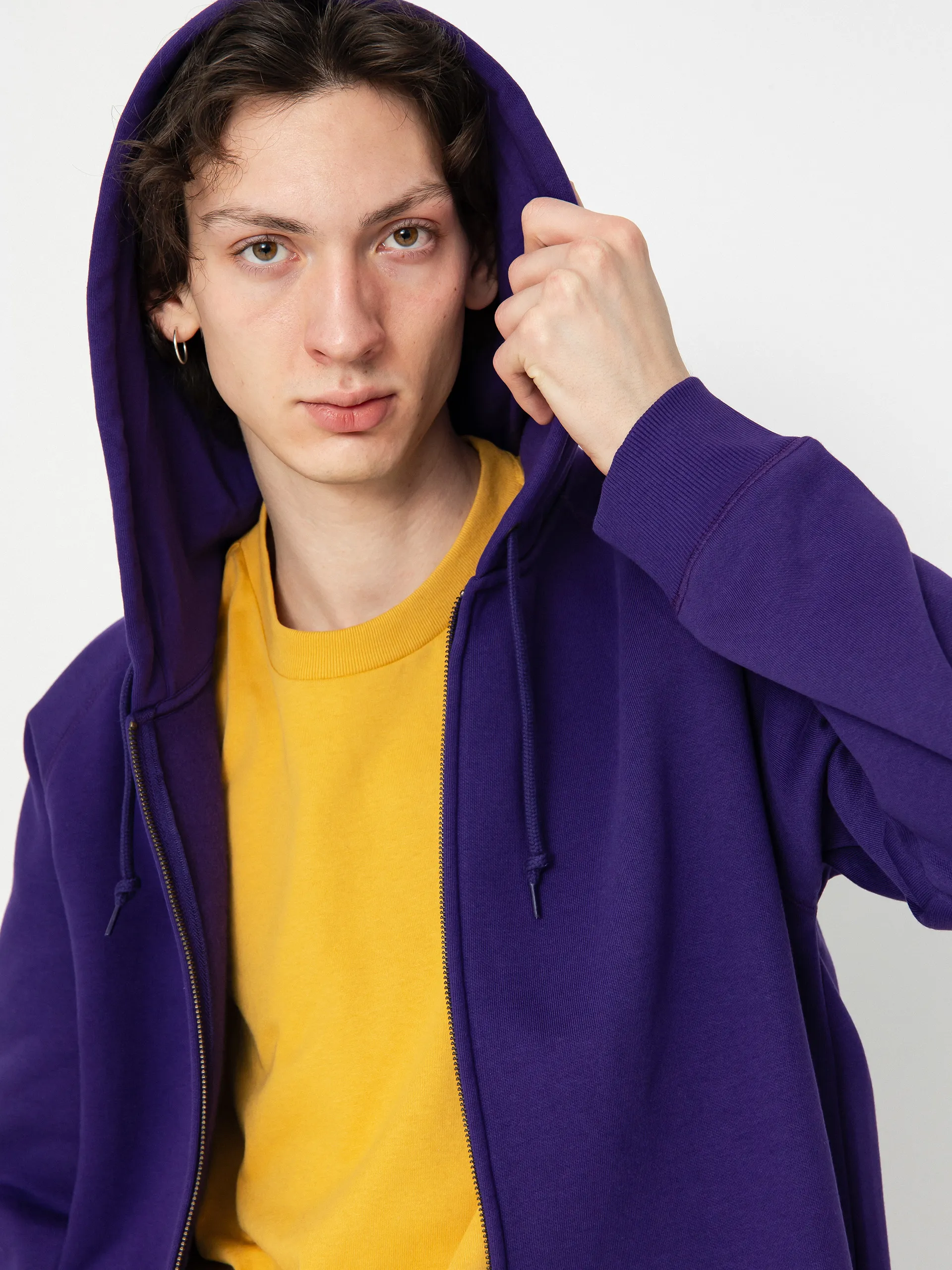 Carhartt WIP Chase ZHD Hoodie (tyrian/gold)