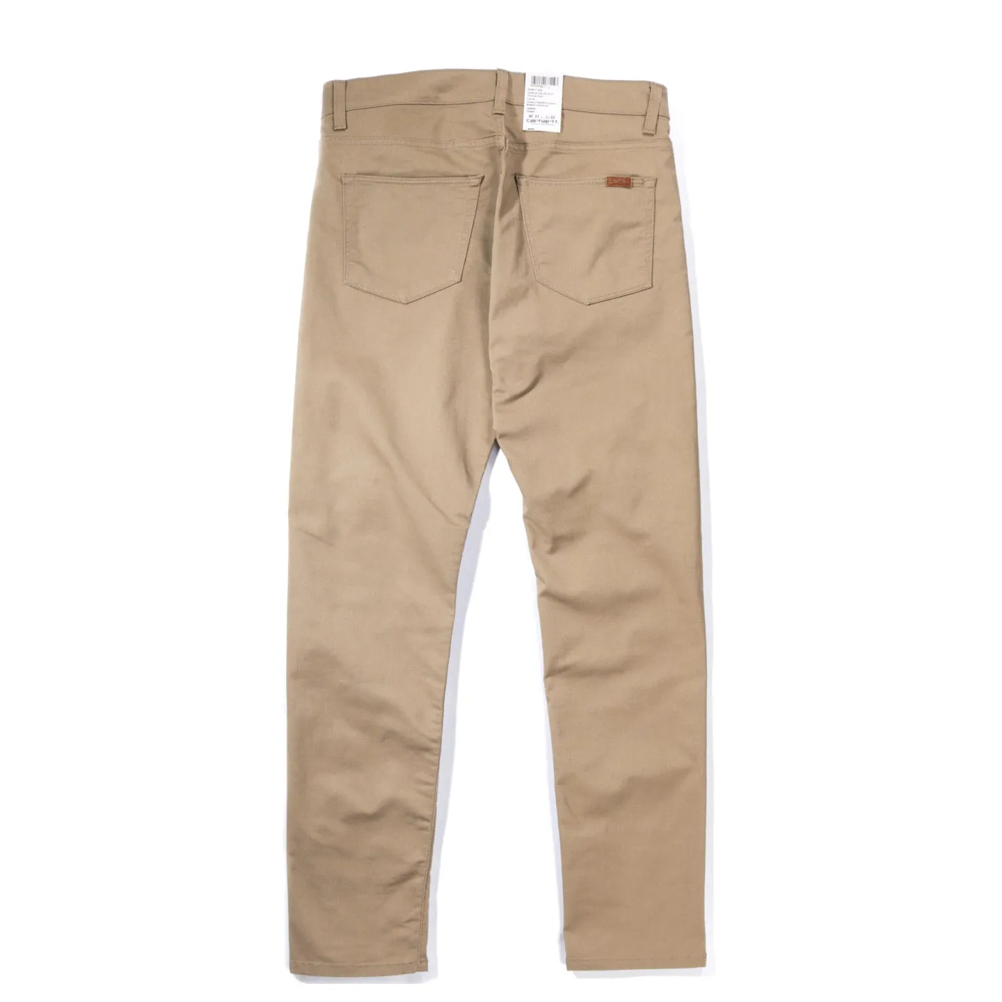 CARHARTT WIP VICIOUS PANT 'LAMAR' STRETCH TWILL LEATHER