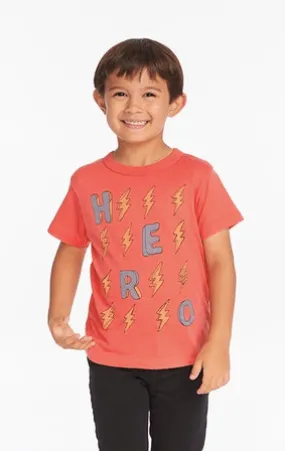 Chaser Kids Hero Tee in Flame