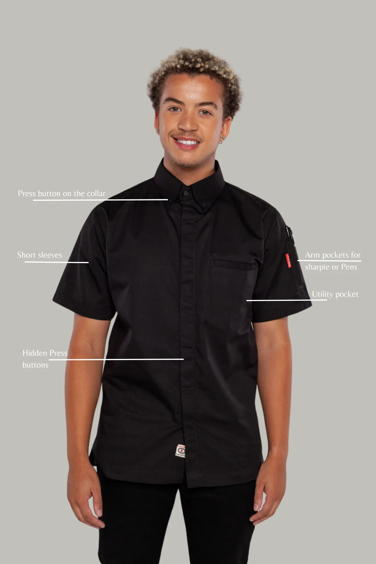 Chef Shirt Black