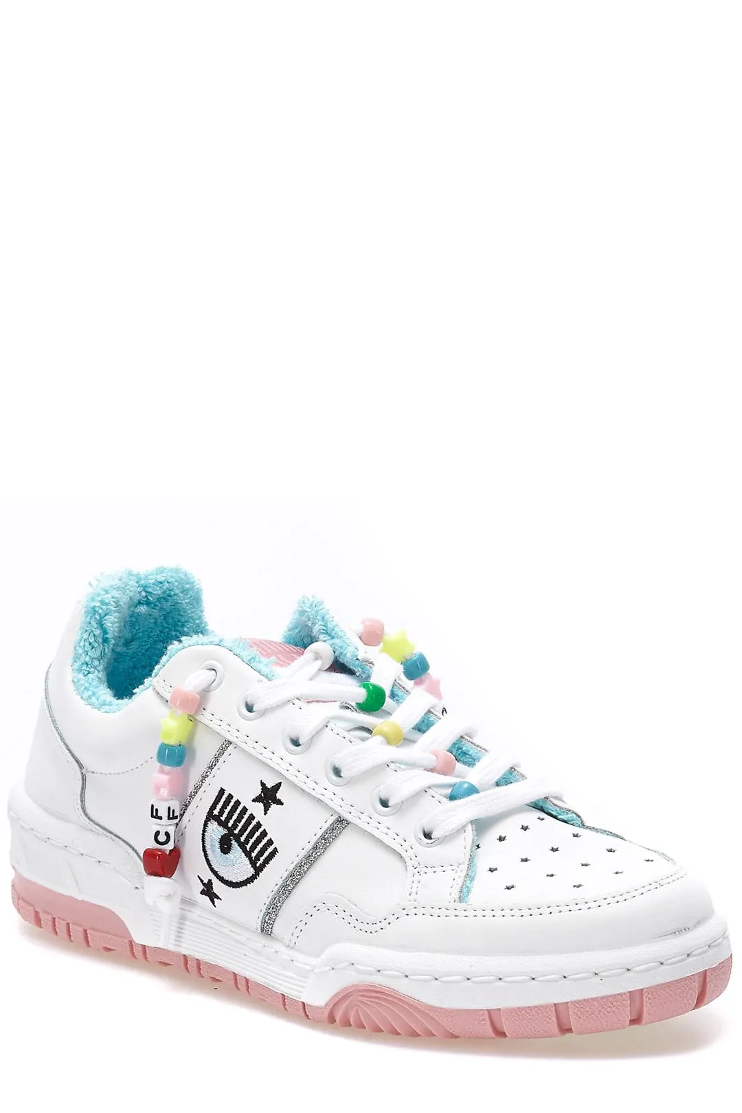 Chiara Ferragni CF-1 Logo Embroidered Low-Top Sneakers