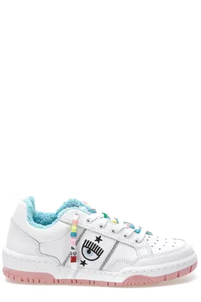 Chiara Ferragni CF-1 Logo Embroidered Low-Top Sneakers