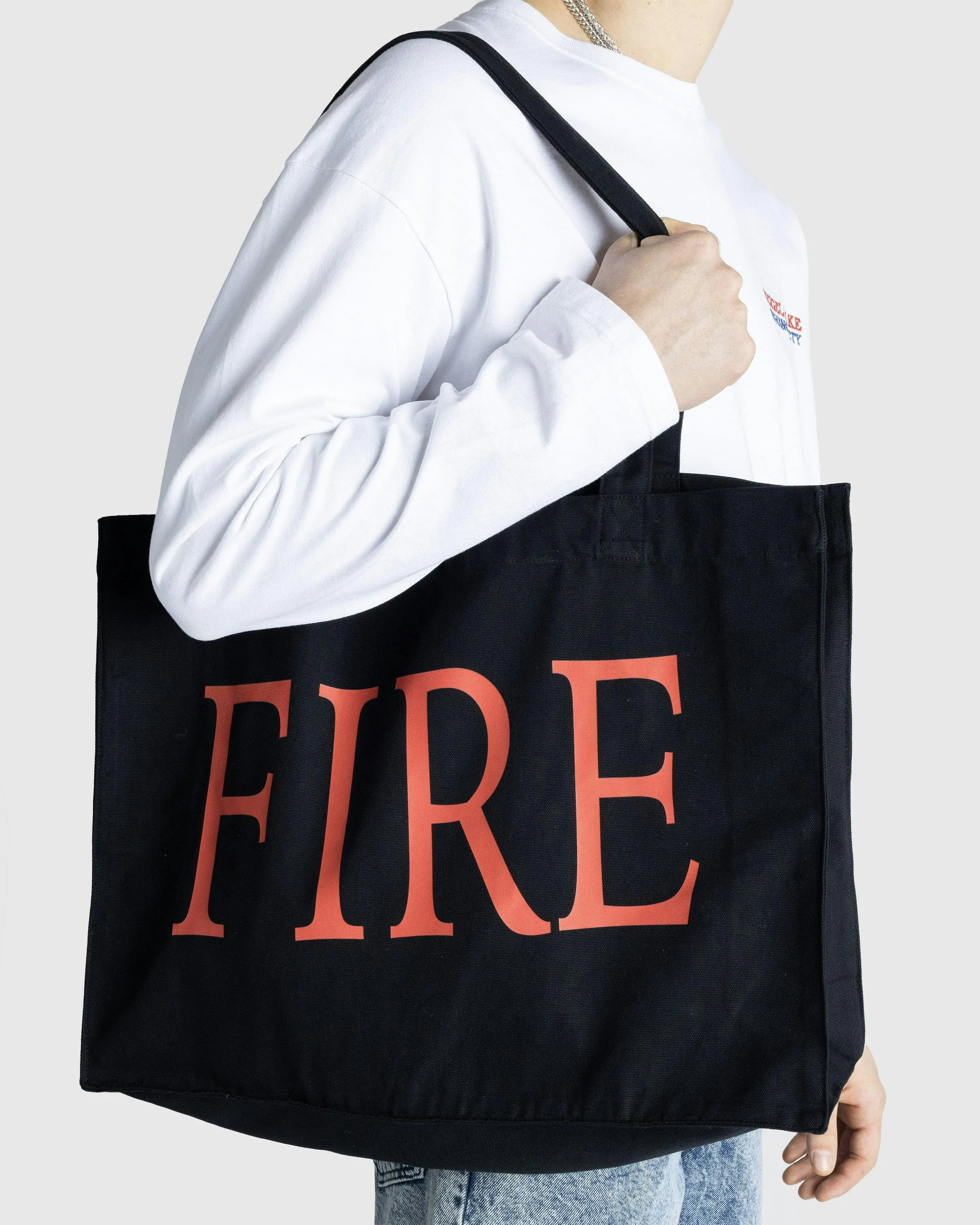 Chiltern Firehouse x Highsnobiety – FIRE Tote Bag Black | Highsnobiety Shop